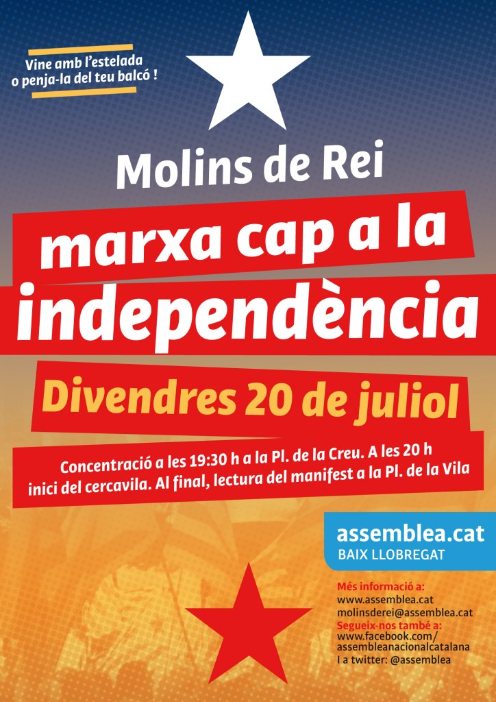 Cartell Marxa a M;olins de Rei