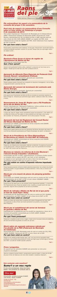 Raons 32. setembre 2014